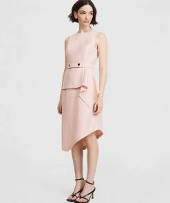 ARIS Layered Snap Belt Dress Pastel Coral -Deals The Style Setters Store http3A2F2Fstatic.theiconic.com .au2Fp2Faris 0166 893889 5