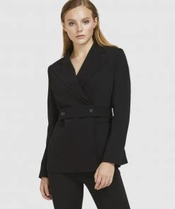 ARIS Snap Belt Blazer Black