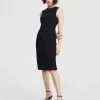 ARIS Curved Seam Dress Black