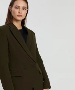 Asilio Double Breasted Crepe Blazer Olive -Deals The Style Setters Store http3A2F2Fstatic.theiconic.com .au2Fp2Fasilio 9868 211377 4