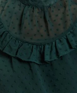 Atmos&Here Bella Frill Detail Blouse Forest Green Dobby -Deals The Style Setters Store http3A2F2Fstatic.theiconic.com .au2Fp2Fatmos here 0249 2927331 6