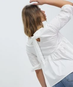 Atmos&Here Tamika Puff Sleeve Smock Blouse White -Deals The Style Setters Store http3A2F2Fstatic.theiconic.com .au2Fp2Fatmos here 0309 0504131 4
