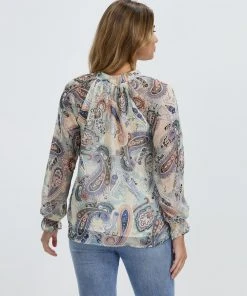 Atmos&Here Clara Tie Neck Paisley Blouse White Paisley -Deals The Style Setters Store http3A2F2Fstatic.theiconic.com .au2Fp2Fatmos here 0318 8613031 3