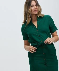 Atmos&Here Kaitlyn Tie Midi Dress Emerald -Deals The Style Setters Store http3A2F2Fstatic.theiconic.com .au2Fp2Fatmos here 0333 5178631 4