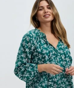 Atmos&Here Samantha Blouse Green Floral -Deals The Style Setters Store http3A2F2Fstatic.theiconic.com .au2Fp2Fatmos here 0338 3604131 4