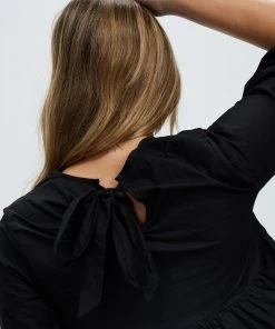 Atmos&Here Tamika Puff Sleeve Smock Blouse Black -Deals The Style Setters Store http3A2F2Fstatic.theiconic.com .au2Fp2Fatmos here 0345 8404131 4
