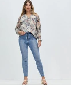 Atmos&Here Clara Tie Neck Paisley Blouse White Paisley -Deals The Style Setters Store http3A2F2Fstatic.theiconic.com .au2Fp2Fatmos here 0358 8613031 5