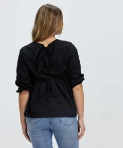 Atmos&Here Tamika Puff Sleeve Smock Blouse Black -Deals The Style Setters Store http3A2F2Fstatic.theiconic.com .au2Fp2Fatmos here 0363 8404131 3