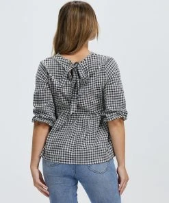 Atmos&Here Tamika Puff Sleeve Smock Blouse Gingham -Deals The Style Setters Store http3A2F2Fstatic.theiconic.com .au2Fp2Fatmos here 0468 9404131 3