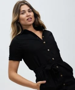 Atmos&Here Kaitlyn Tie Midi Dress Black -Deals The Style Setters Store http3A2F2Fstatic.theiconic.com .au2Fp2Fatmos here 0590 4178631 4