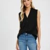 Atmos&Here Pembroke Button Blouse Black