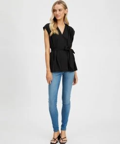 Atmos&Here Rita Pleat Front Blouse Black -Deals The Style Setters Store http3A2F2Fstatic.theiconic.com .au2Fp2Fatmos here 0777 4008141 5