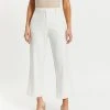 Atmos&Here Clover Wide Leg Pants Cream