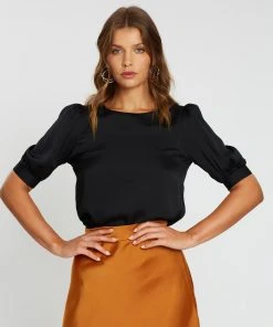 Atmos&Here Elise Blouse Black