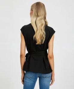 Atmos&Here Rita Pleat Front Blouse Black -Deals The Style Setters Store http3A2F2Fstatic.theiconic.com .au2Fp2Fatmos here 0859 4008141 3