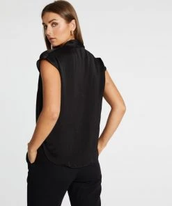 Atmos&Here Annette V-Neck Blouse Black -Deals The Style Setters Store http3A2F2Fstatic.theiconic.com .au2Fp2Fatmos here 0860 1619531 3