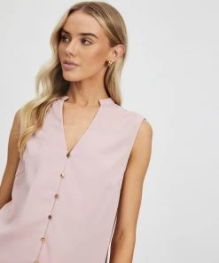 Atmos&Here Pembroke Button Blouse Blush -Deals The Style Setters Store http3A2F2Fstatic.theiconic.com .au2Fp2Fatmos here 0893 1008141 4
