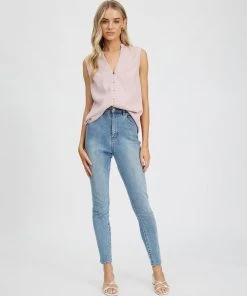 Atmos&Here Pembroke Button Blouse Blush -Deals The Style Setters Store http3A2F2Fstatic.theiconic.com .au2Fp2Fatmos here 0894 1008141 5