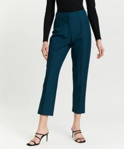 Atmos&Here Rory Pintuck Detail Pants Dark Teal