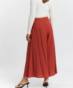 Atmos&Here Cora Pleated Wide Leg Pants Rust -Deals The Style Setters Store http3A2F2Fstatic.theiconic.com .au2Fp2Fatmos here 1237 5174531 3