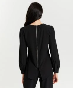 Atmos&Here Nova Zip Back Blouse Black -Deals The Style Setters Store http3A2F2Fstatic.theiconic.com .au2Fp2Fatmos here 1252 5479921 3