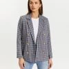 Atmos&Here Narla Check Blazer Mono Check