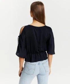 Atmos&Here Tina V-Neck Wrap Blouse Navy -Deals The Style Setters Store http3A2F2Fstatic.theiconic.com .au2Fp2Fatmos here 1548 8504131 3