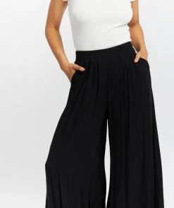 Atmos&Here Cora Pleated Wide Leg Pants Black -Deals The Style Setters Store http3A2F2Fstatic.theiconic.com .au2Fp2Fatmos here 1613 4174531 4