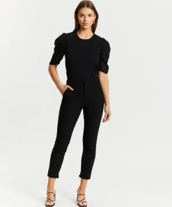 Atmos&Here Zali Puff Sleeve Dobby Top Black -Deals The Style Setters Store http3A2F2Fstatic.theiconic.com .au2Fp2Fatmos here 1718 4304131 5