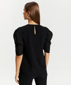 Atmos&Here Zali Puff Sleeve Dobby Top Black -Deals The Style Setters Store http3A2F2Fstatic.theiconic.com .au2Fp2Fatmos here 1722 4304131 3