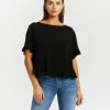 Atmos&Here Blainey Frill Sleeve Top Black