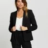 Atmos&Here Ponte Blazer Black