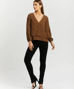 Atmos&Here Amara Hem Layer Blouse Leopard -Deals The Style Setters Store http3A2F2Fstatic.theiconic.com .au2Fp2Fatmos here 2898 7660031 5