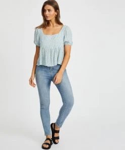 Atmos&Here Ayla Square Neck Blouse Sage Floral -Deals The Style Setters Store http3A2F2Fstatic.theiconic.com .au2Fp2Fatmos here 2929 7619531 5