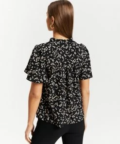 Atmos&Here Charlotte Shirred Blouse Black Speckle -Deals The Style Setters Store http3A2F2Fstatic.theiconic.com .au2Fp2Fatmos here 2997 8304131 3
