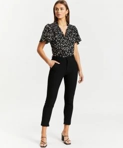 Atmos&Here Charlotte Shirred Blouse Black Speckle -Deals The Style Setters Store http3A2F2Fstatic.theiconic.com .au2Fp2Fatmos here 3023 8304131 5