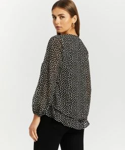 Atmos&Here Amara Hem Layer Blouse Mono Speckle Print -Deals The Style Setters Store http3A2F2Fstatic.theiconic.com .au2Fp2Fatmos here 3029 6660031 3