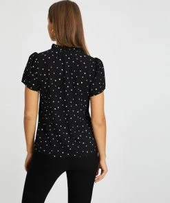 Atmos&Here Camilla Flutter Sleeve Blouse Black Hearts -Deals The Style Setters Store http3A2F2Fstatic.theiconic.com .au2Fp2Fatmos here 3140 1719531 3