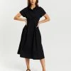 Atmos&Here Vera Midi Dress Black