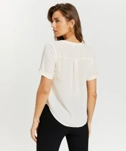 Atmos&Here Chloe Short Sleeve Blouse Cream -Deals The Style Setters Store http3A2F2Fstatic.theiconic.com .au2Fp2Fatmos here 3295 7304131 3