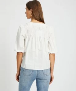 Atmos&Here Esther Puff Sleeve Smock Blouse White -Deals The Style Setters Store http3A2F2Fstatic.theiconic.com .au2Fp2Fatmos here 3354 0919531 3
