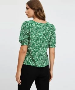 Atmos&Here Elise Blouse Green Floral -Deals The Style Setters Store http3A2F2Fstatic.theiconic.com .au2Fp2Fatmos here 3428 7747531 3