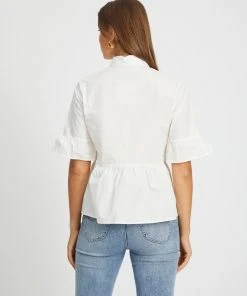 Atmos&Here Dylan Frill Sleeve Shirt White -Deals The Style Setters Store http3A2F2Fstatic.theiconic.com .au2Fp2Fatmos here 3450 3819531 3