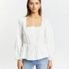 Atmos&Here Juniper Cotton Blouse White