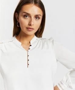 Atmos&Here Wilson Button Front Blouse White -Deals The Style Setters Store http3A2F2Fstatic.theiconic.com .au2Fp2Fatmos here 3650 2546821 4