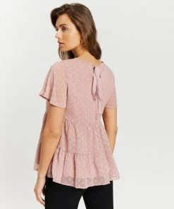 Atmos&Here Emmery Dobby Smock Blouse Dusty Blush Pink -Deals The Style Setters Store http3A2F2Fstatic.theiconic.com .au2Fp2Fatmos here 3710 6404131 3
