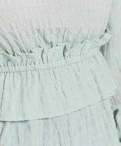 Atmos&Here Elena Frill Waist Blouse Sage Green -Deals The Style Setters Store http3A2F2Fstatic.theiconic.com .au2Fp2Fatmos here 3764 6504131 6