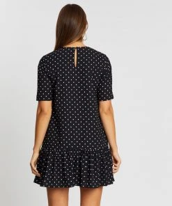 Atmos&Here Saskia Polka Dot Dress Black With White Spot -Deals The Style Setters Store http3A2F2Fstatic.theiconic.com .au2Fp2Fatmos here 3790 982129 3