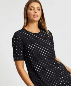 Atmos&Here Saskia Polka Dot Dress Black With White Spot -Deals The Style Setters Store http3A2F2Fstatic.theiconic.com .au2Fp2Fatmos here 3791 982129 4