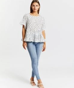 Atmos&Here Freda Tiered Smock Top White Base Polkadot -Deals The Style Setters Store http3A2F2Fstatic.theiconic.com .au2Fp2Fatmos here 3840 4210231 5